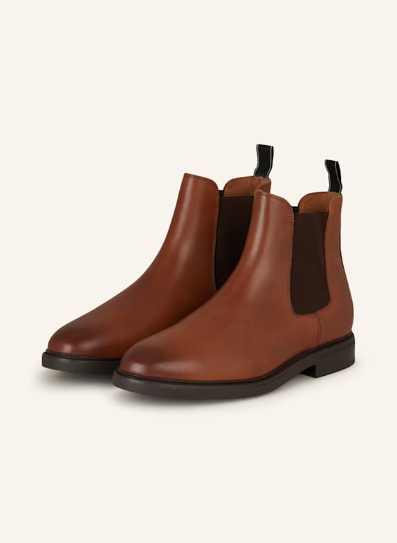 POLO RALPH LAUREN Chelsea boots ASHER COGNAC