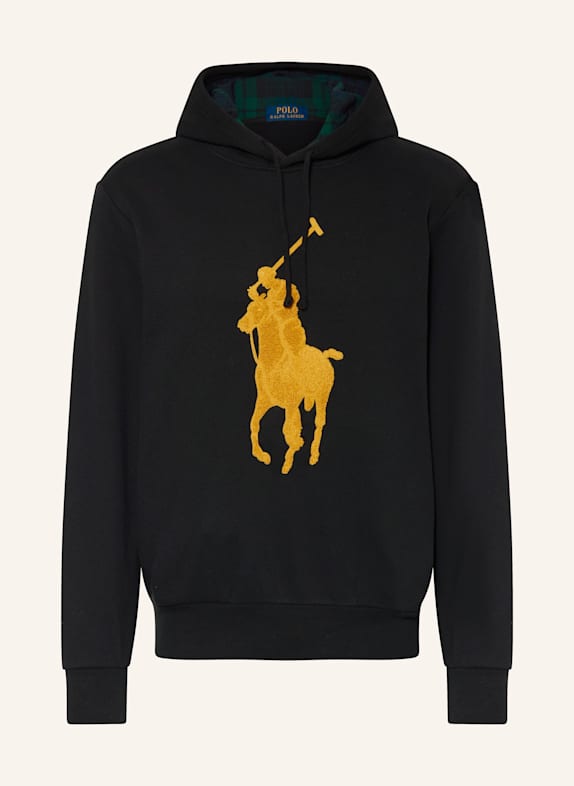 palm angels side stripe knit marine polo shirt item Hoodie SCHWARZ