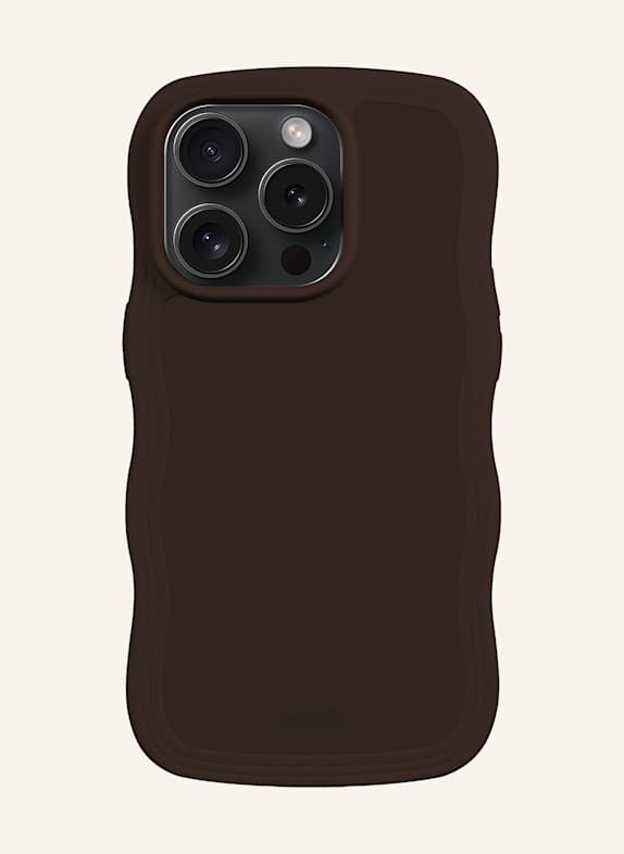 holdit Smartphone-Hülle WAVY DUNKELBRAUN