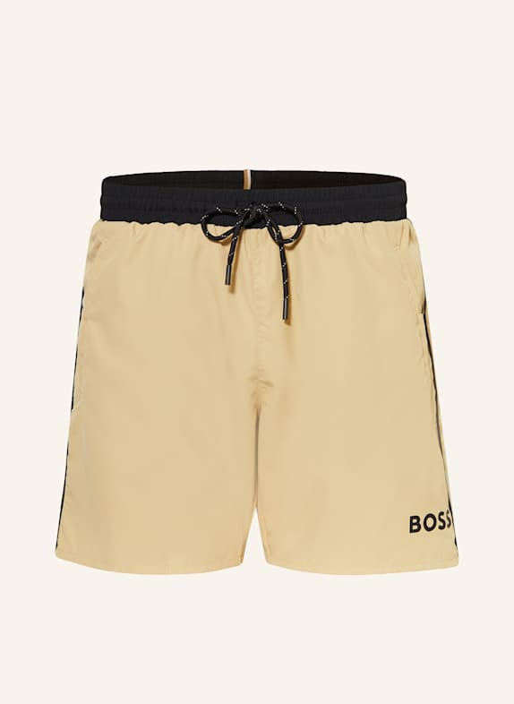 BOSS Badeshorts STARFISH HELLBRAUN