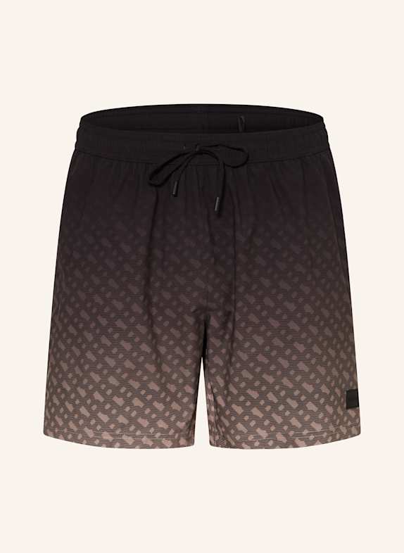 BOSS Badeshorts VALE SCHWARZ/ BEIGE