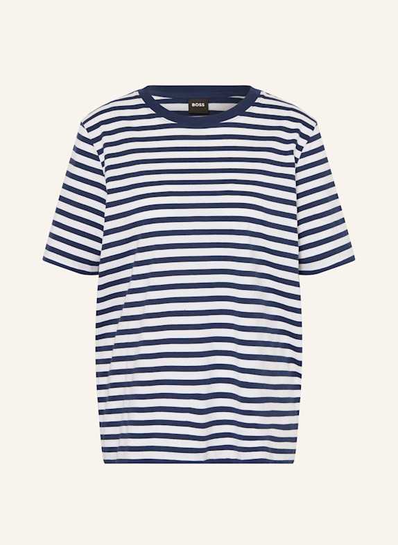 BOSS T-Shirt ECOSA BLAU/ WEISS