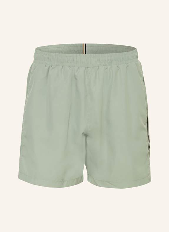 BOSS Badeshorts DOLPHIN HELLGRÜN/ SCHWARZ