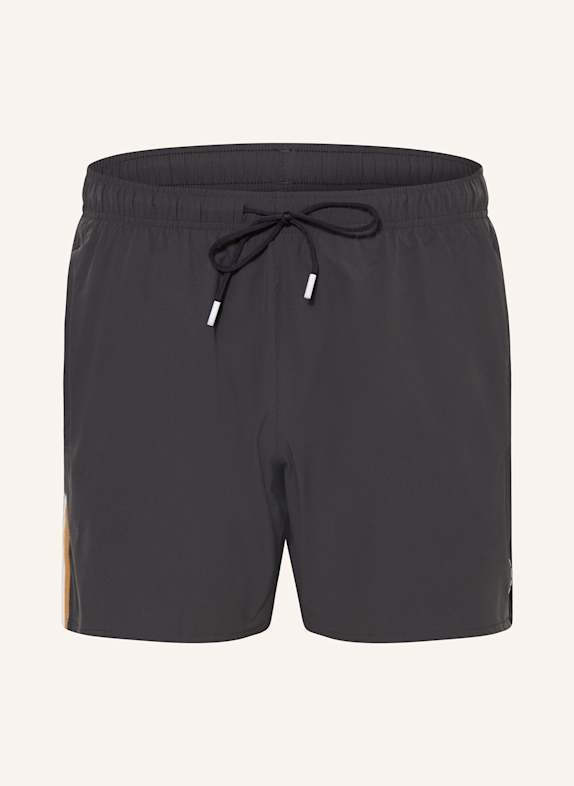 BOSS Badeshorts ICONIC DUNKELGRAU