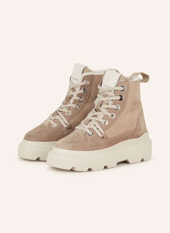 INUIKII Plateau-Boots MATHILDA BEIGE