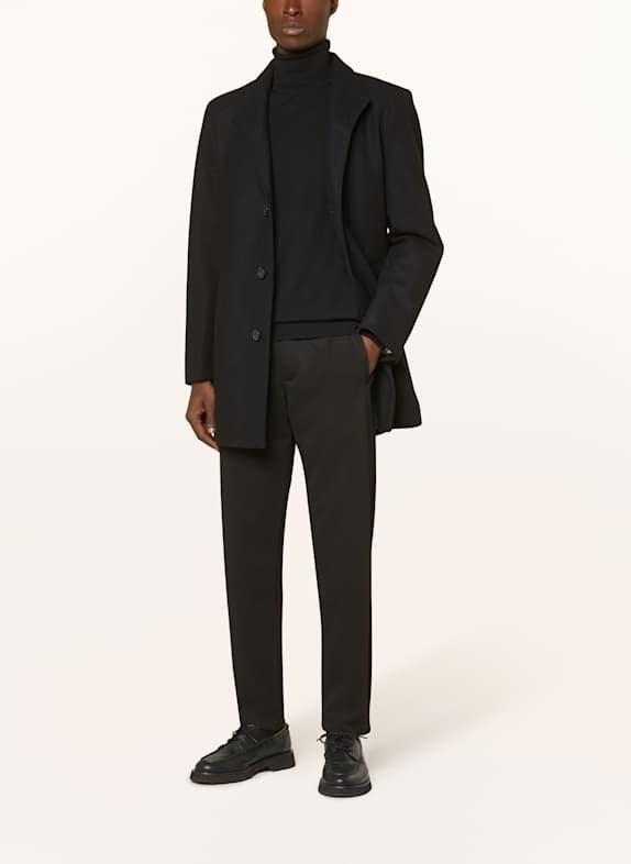 PAUL NEWTON coat BLACK