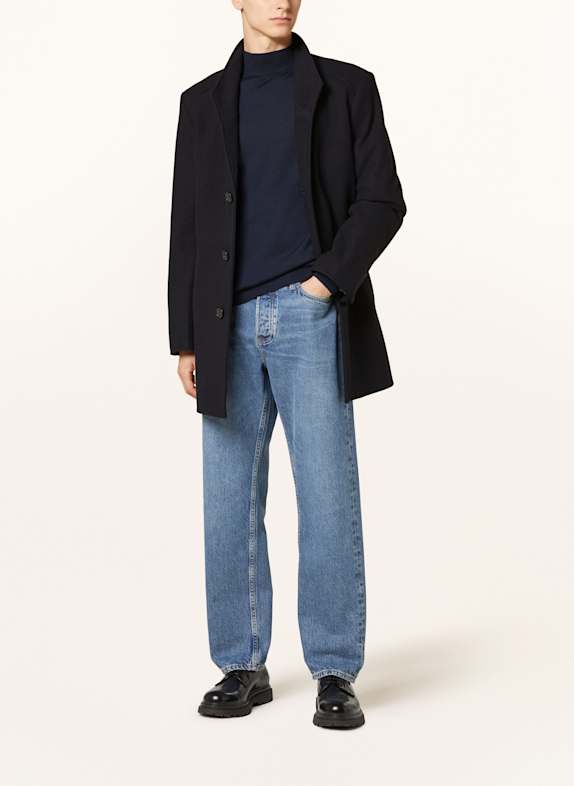 PAUL NEWTON coat DARK BLUE