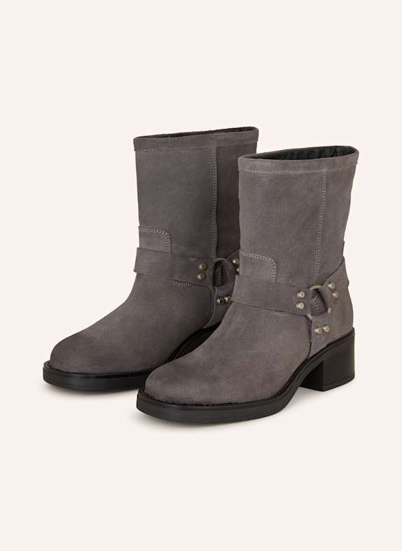 MRS & HUGS Biker Boots GRAY