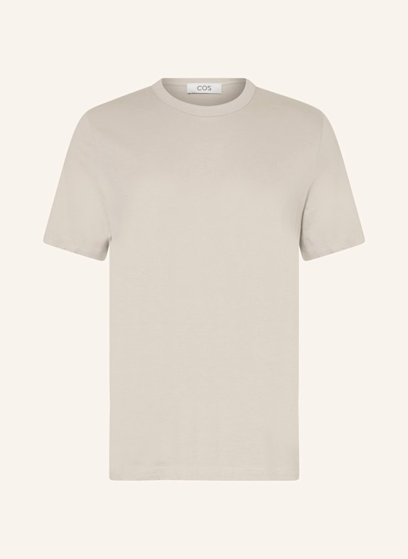 COS T-shirt LIGHT BROWN