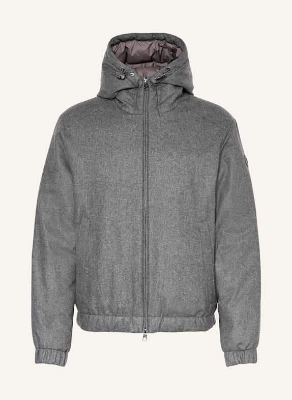 MONCLER Daunenjacke TORRANI mit Cashmere GRAU