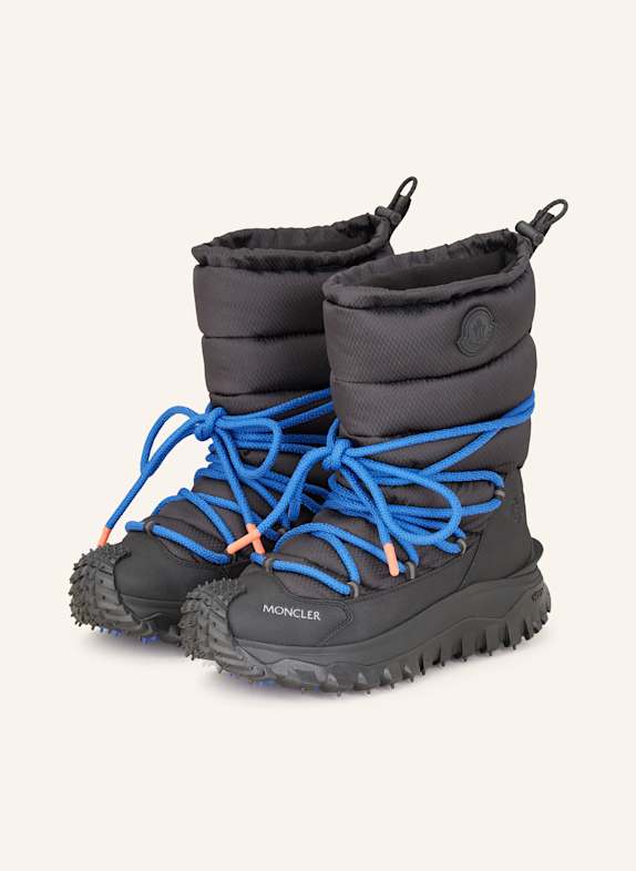 MONCLER Boots TRAILGRIP APRES SCHWARZ/ BLAU