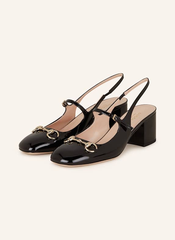 GUCCI Slingback pumps 1000 NERO