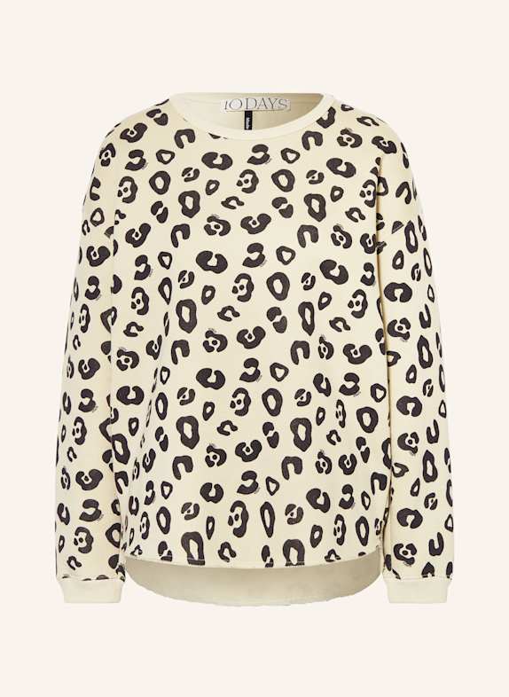 10DAYS Sweatshirt BEIGE/ DUNKELBRAUN