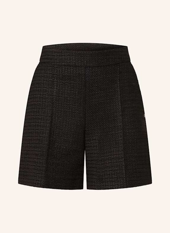HUGO Shorts HALENDA SCHWARZ/ DUNKELBRAUN