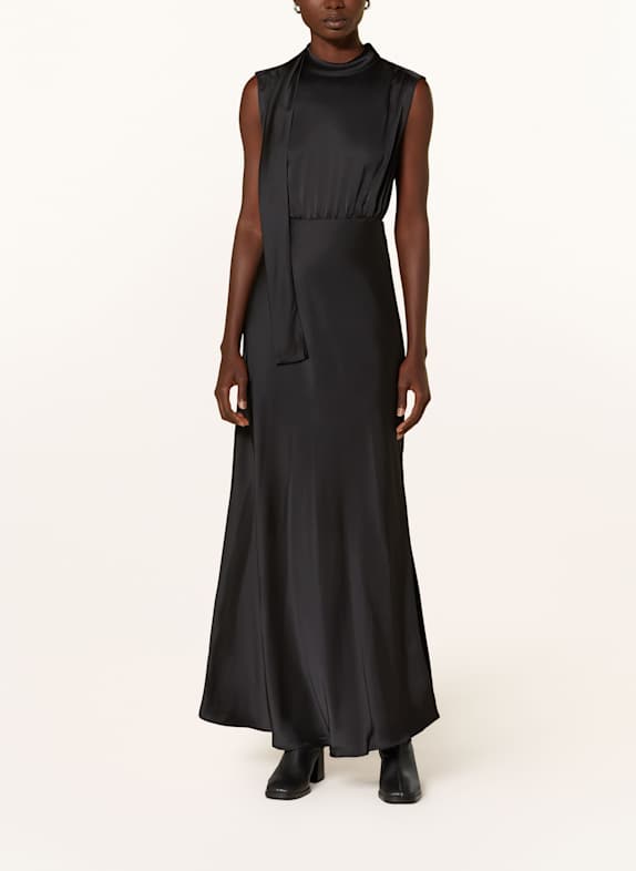 HUGO Satin dress KARILE BLACK