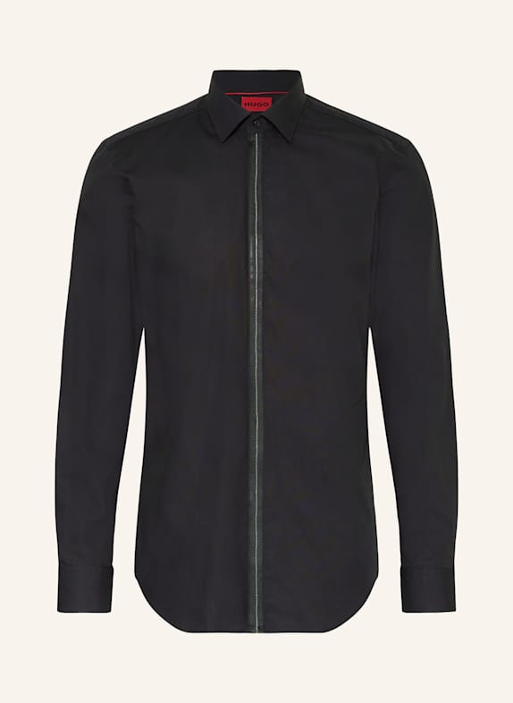 HUGO Hemd KEIDI Slim Fit SCHWARZ