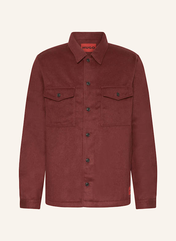 HUGO Overjacket ENALU DUNKELROT