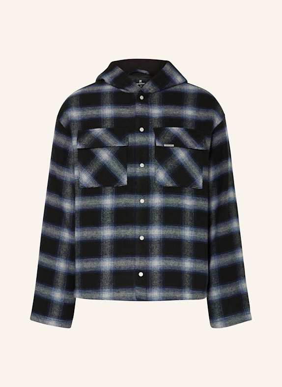 REPRESENT Overjacket SCHWARZ/ BLAU/ GRAU