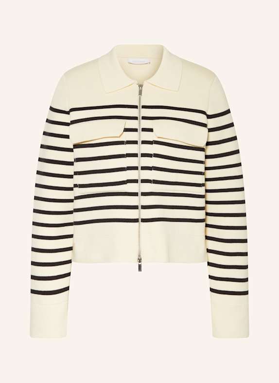 Rich & Royal Strickjacke ECRU/ SCHWARZ