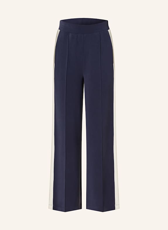 rich&royal Marlenehose mit Galonstreifen DUNKELBLAU/ WEISS