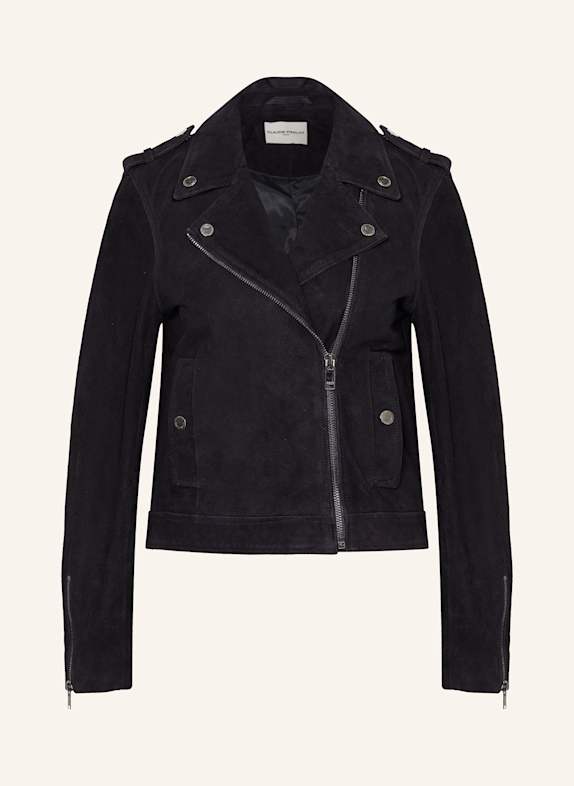 CLAUDIE PIERLOT Lederjacke DUNKELBLAU