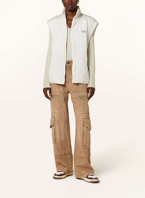American Vintage Quilted vest ECRU