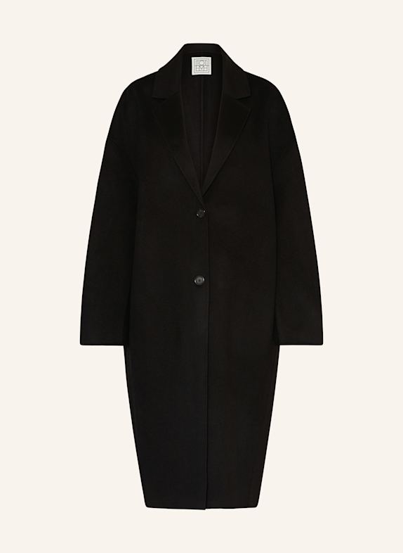 TOTEME Wollmantel SCHWARZ
