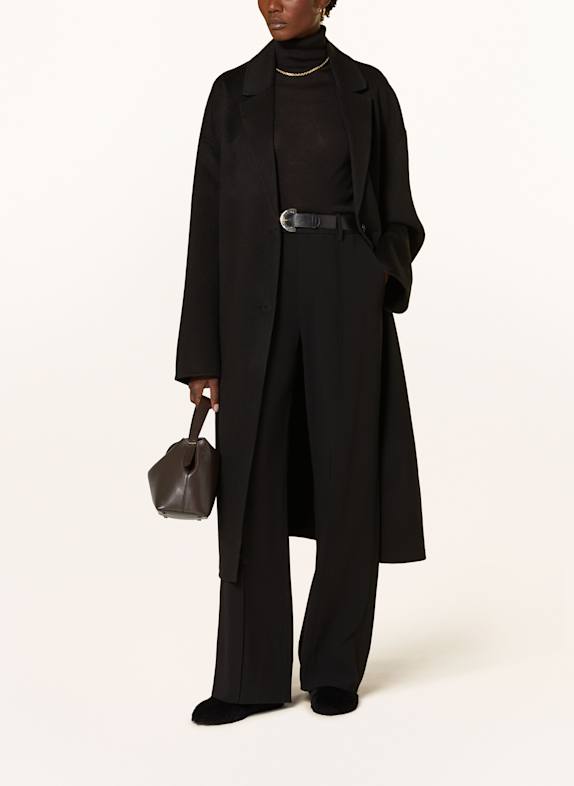 TOTEME Wollmantel SCHWARZ