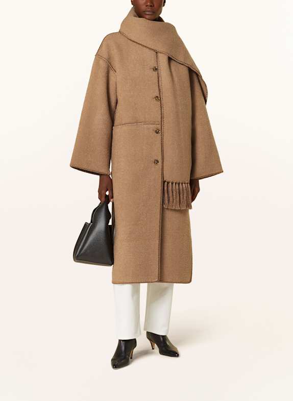 TOTEME manteau en laine CHAMEAU