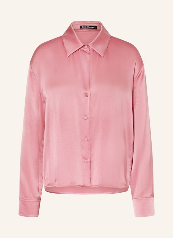 LUISA CERANO Shirt blouse in silk PINK