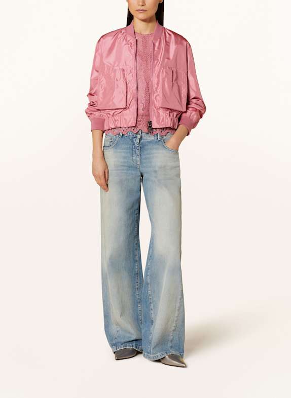 LUISA CERANO Cropped-Blouson ROSA