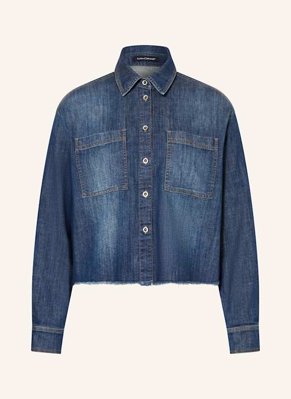 LUISA CERANO Denim blouse BLUE