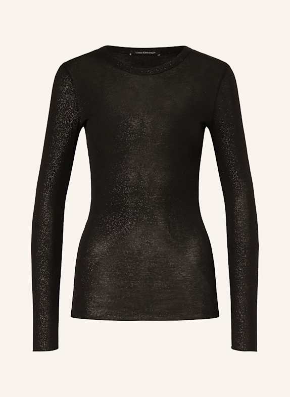 LUISA CERANO Longsleeve mit Glitzergarn SCHWARZ