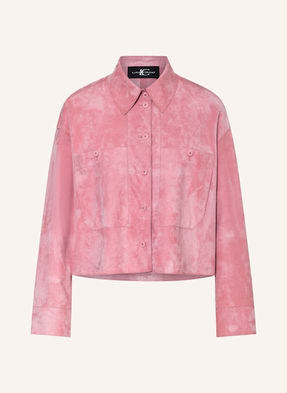 LUISA CERANO Lederjacke ROSA
