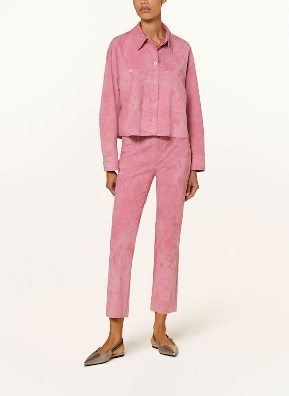 LUISA CERANO Lederjacke ROSA