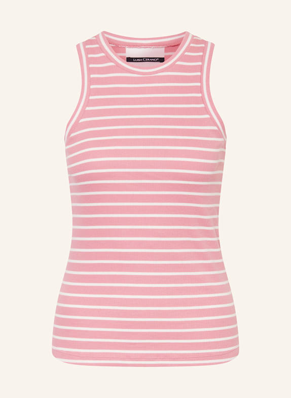 LUISA CERANO Top ROSA/ WEISS