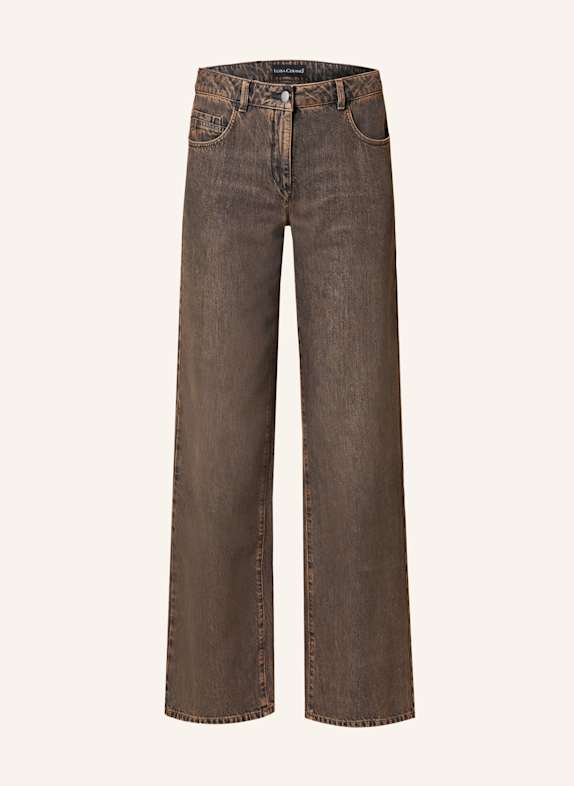 LUISA CERANO Straight Jeans BLAU/ BRAUN
