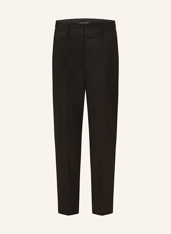 LUISA CERANO Hose mit Glitzergarn SCHWARZ
