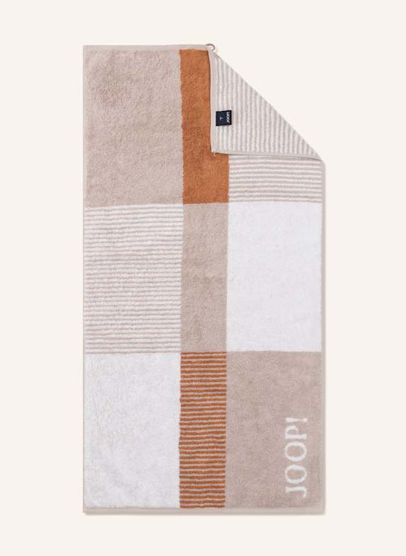 JOOP! Handtuch JOOP! DEVIDED BEIGE/ DUNKELGELB/ CREME