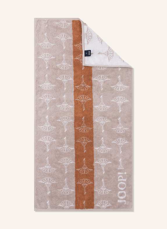 JOOP! Handtuch JOOP! DEVIDED TAUPE/ BRAUN/ WEISS