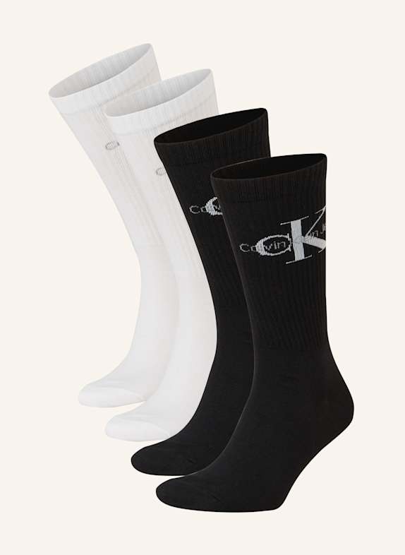 Calvin Klein 4er-Pack Socken mit Geschenkbox 001 black combo