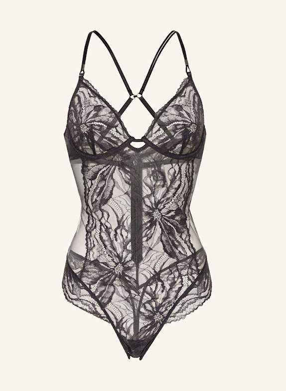 Calvin Klein Bügel-Body CK BLACK mit Pailletten SCHWARZ