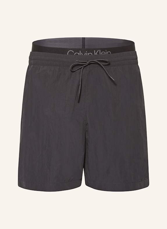 Calvin Klein Badeshorts CK MONOGRAM SCHWARZ