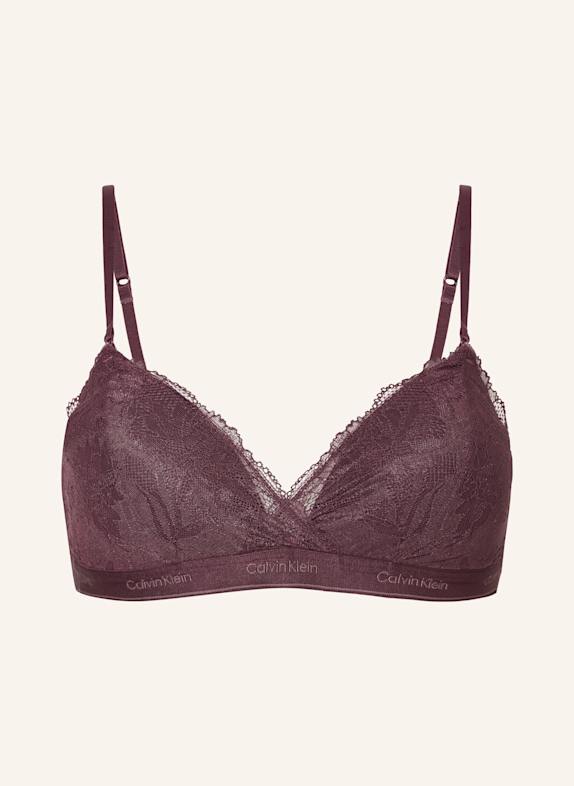 Calvin Klein Triangel-BH MODERN LACE DUNKELROT