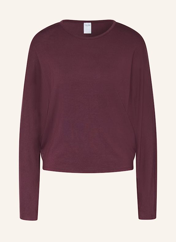 Calvin Klein Schlafshirt DUNKELROT