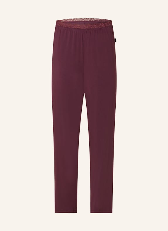 Calvin Klein 7/8-Schlafhose CK ATTRACTION DUNKELROT