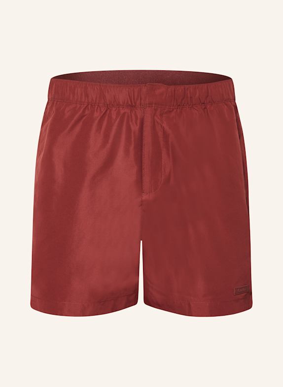 Calvin Klein Badeshorts CK REFINED DUNKELROT