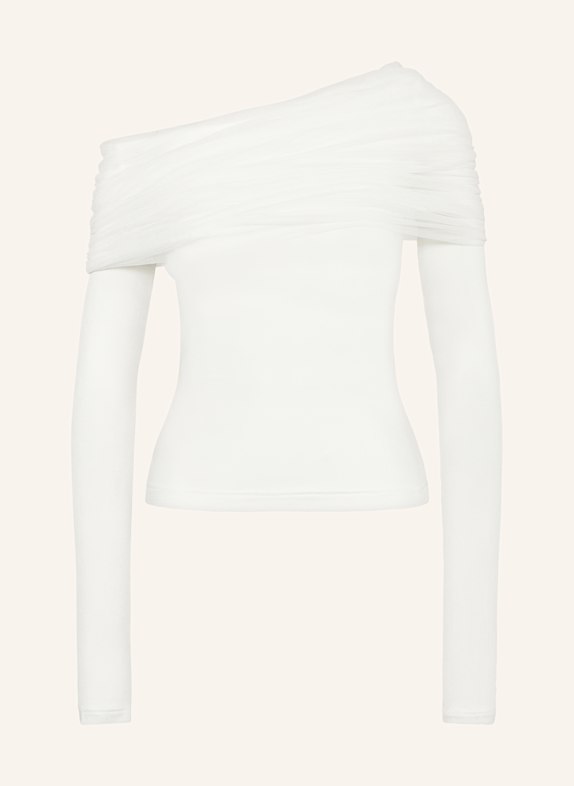 CHRISTOPHER ESBER One-Shoulder-Shirt SONORA WEISS