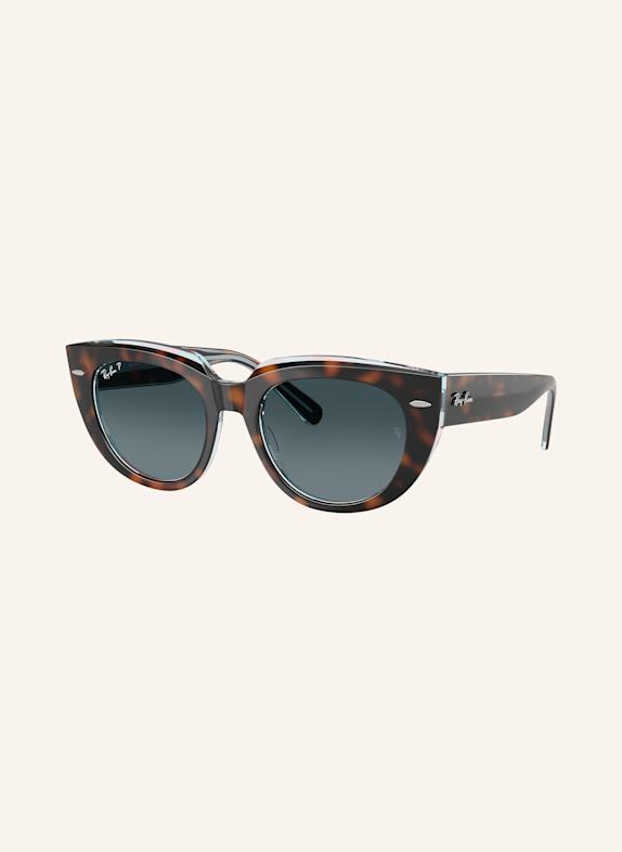 Ray-Ban Sonnenbrille RB2286 DOREEN 1413S3 - HAVANA/ BLAU POLARISIERT