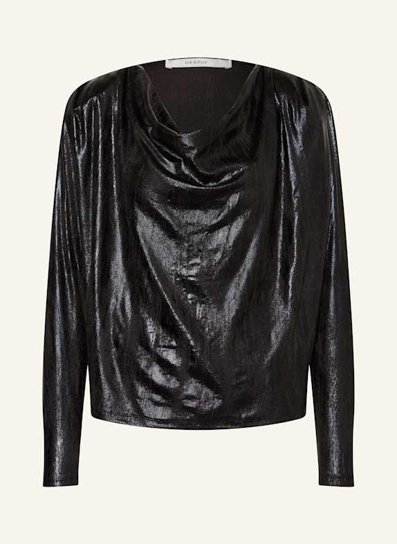 GESTUZ Blusenshirt MADLINGZ SCHWARZ